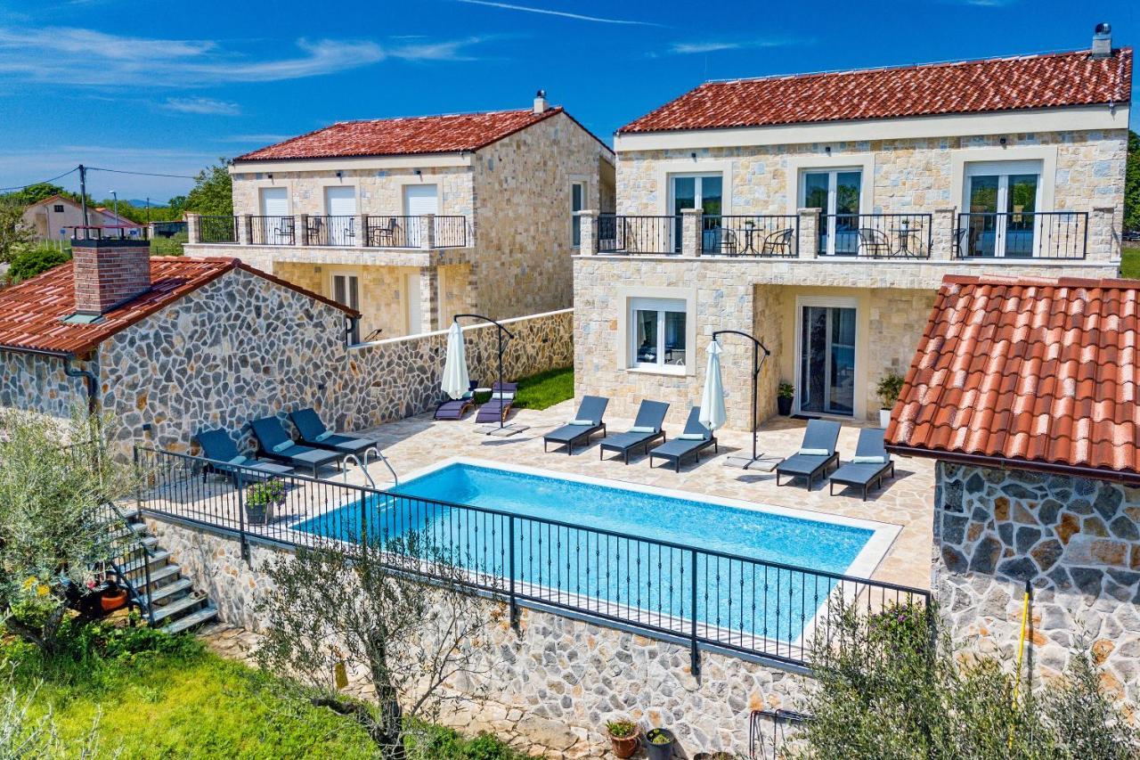 Luxury Stone Villa With Pool - Brisevo Exterior photo